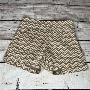 Anthro Cartonnier Melisma Chevron Shorts Size 2